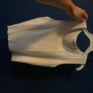 White crop top